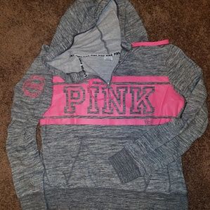Victoria's Secret Pink 1/4 Zip Hoodie